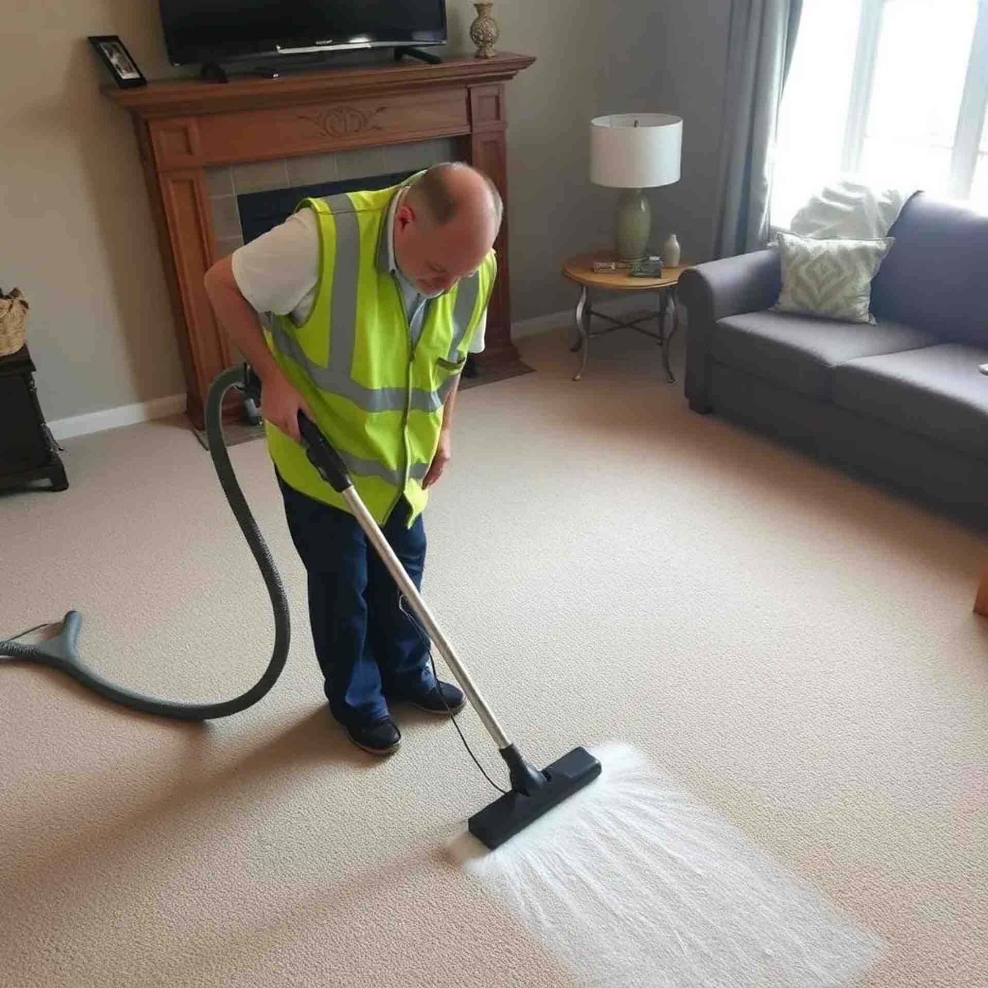 Professional carpet cleaning equipment